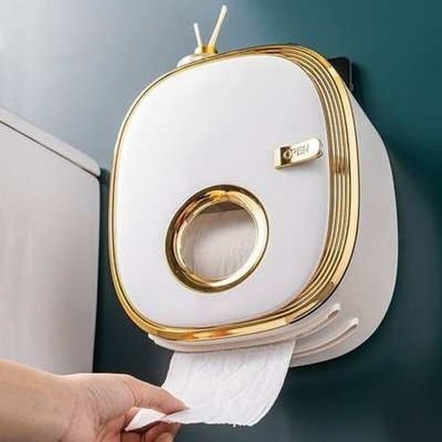 Tissue Box with Holder for Toilet Paper Container