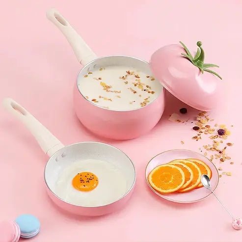 Tomato-Shaped Non-Stick Frying Pan for Induction Cooking