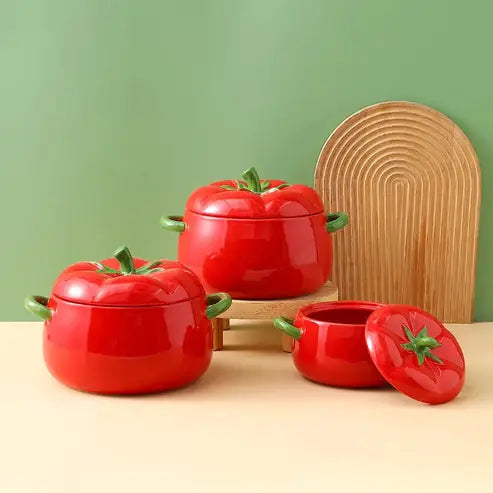 Tomato Shaped Soup Bowl