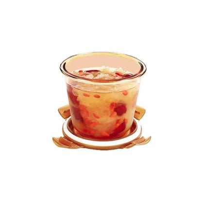 Transparent Glass Bento Box – Microwave & Refrigerator Safe Lunch Container