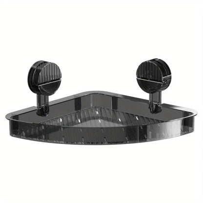 Triangle Corner Rack – Space-Saving Shower Caddy with Suction Cup