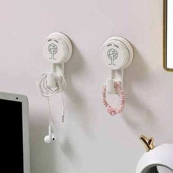 Vacuum Suction Cup Wall Hanging Storage Hook Punch-free