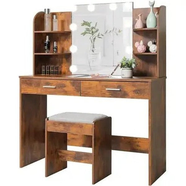 Vanity Desk with Drawers