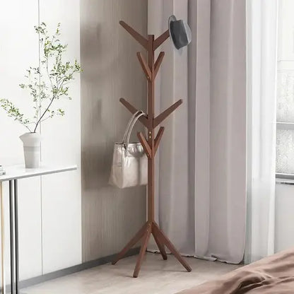 Versatile Coat Rack Shelf: Bedroom Floor Hanger
