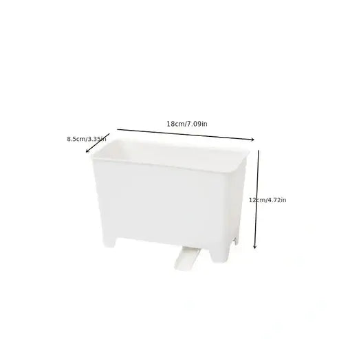 Versatile Drainable Trash Can with Sink Filter Shelf