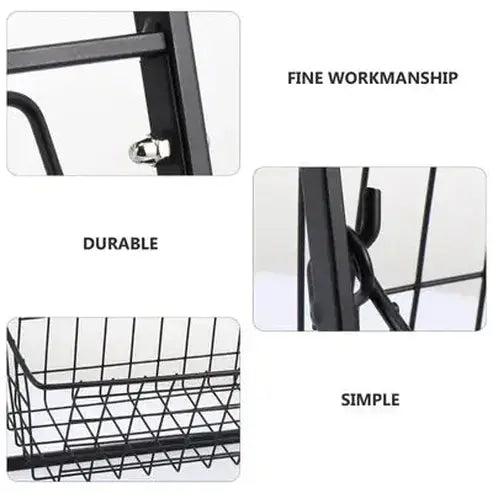 Versatile Dual-Layer Storage Shelf for Kitchen