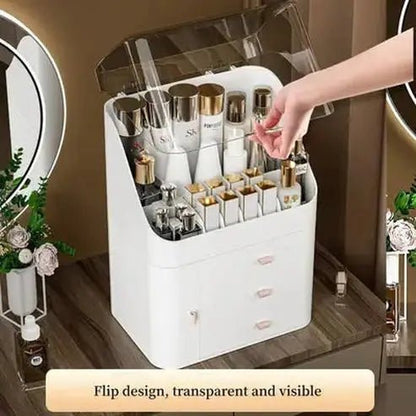 Versatile Elegance Clear Makeup & Jewelry Drawer Organizer