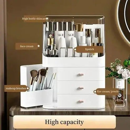 Versatile Elegance Clear Makeup & Jewelry Drawer Organizer