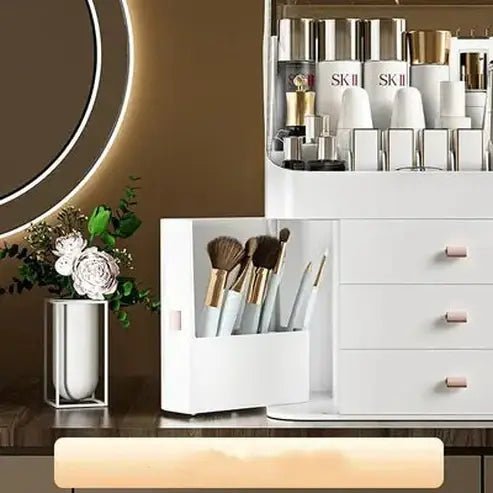 Versatile Elegance Clear Makeup & Jewelry Drawer Organizer