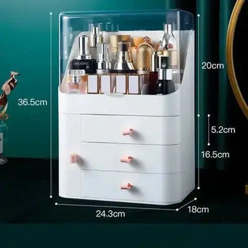 Versatile Elegance Clear Makeup & Jewelry Drawer Organizer