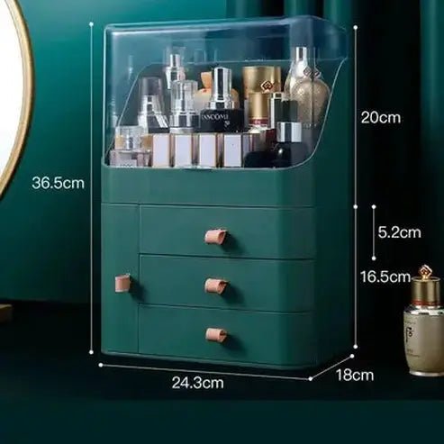 Versatile Elegance Clear Makeup & Jewelry Drawer Organizer