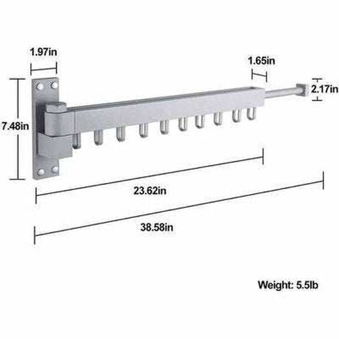 Versatile Indoor and Outdoor Clothes Hook Clothesline for Drying and Organizing