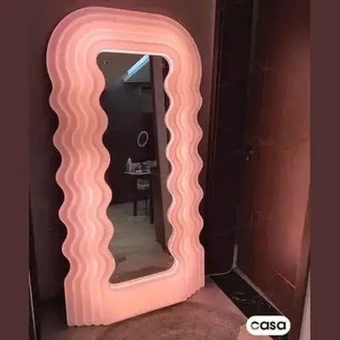 Vibrant Pink Vanity Accent with Macrame Living Room Lamp