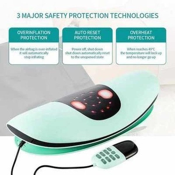 Vibration and Heat Lumbar Pain Relief Massager