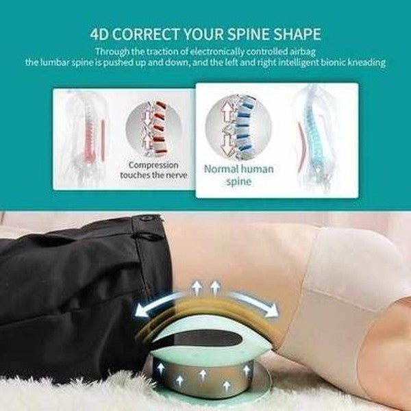 Vibration and Heat Lumbar Pain Relief Massager