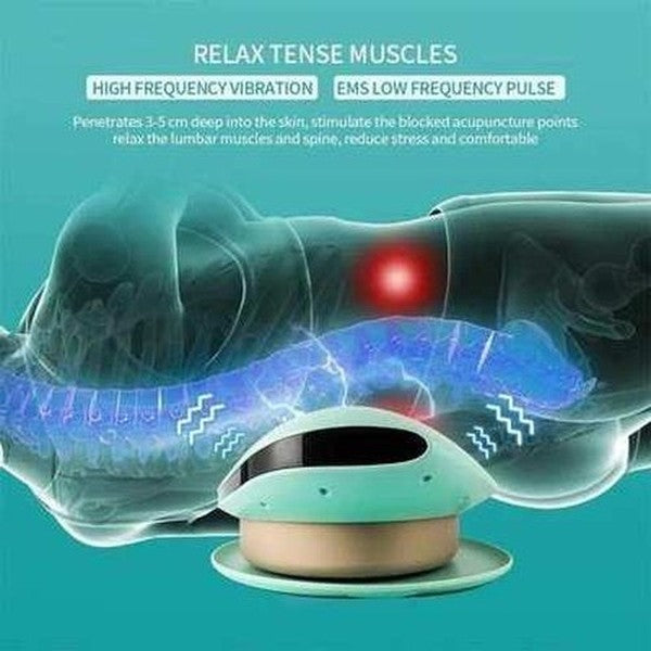 Vibration and Heat Lumbar Pain Relief Massager