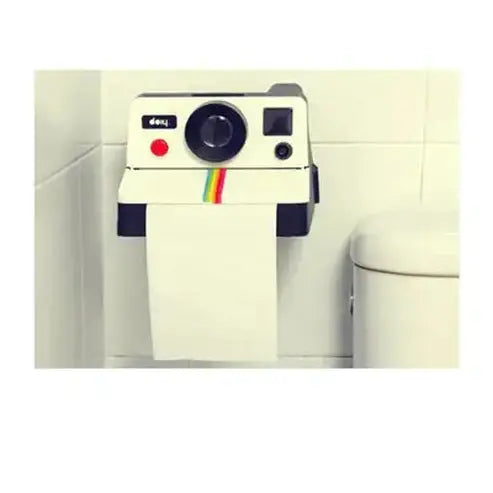 Vintage Camera-Inspired Bathroom Accessory Set