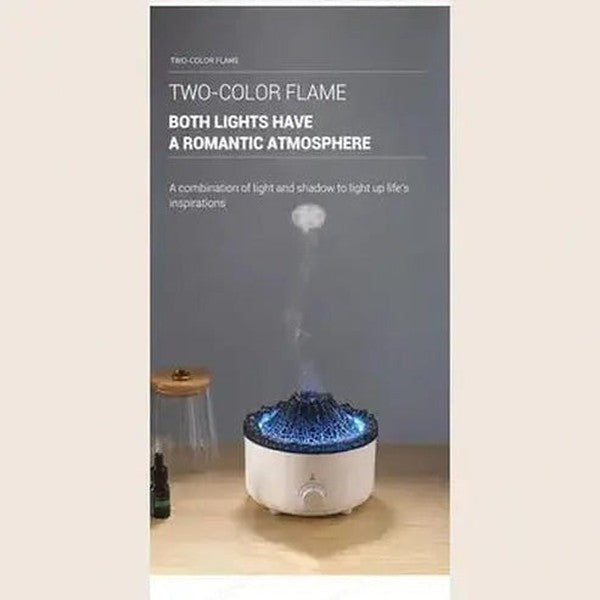 Volcano Flame Effect Essential Oil Diffuser and Air Humidifier