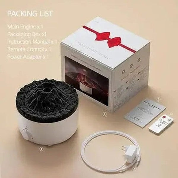 Volcano Flame Effect Essential Oil Diffuser and Air Humidifier