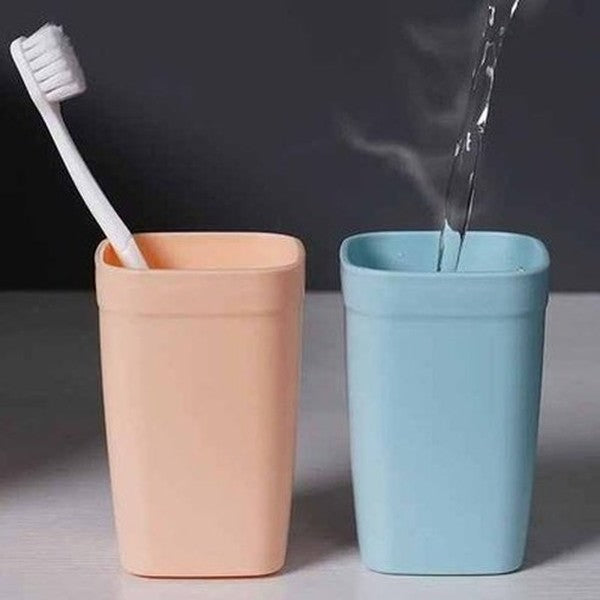 Wall Mount Magnetic Bathroom Gargle Toothbrush Cup
