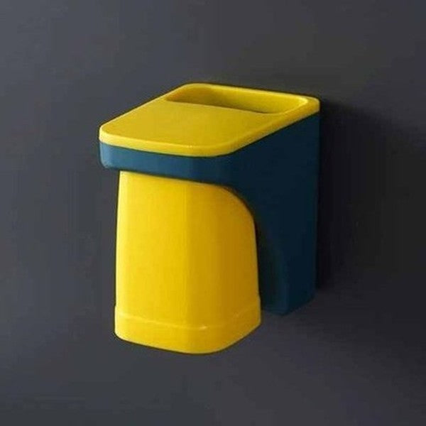 Wall Mount Magnetic Bathroom Gargle Toothbrush Cup