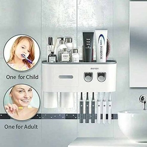 Wall Mounted Automatic Toothpaste Dispenser Squeezer Kit
