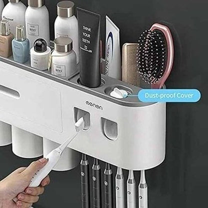 Wall Mounted Automatic Toothpaste Dispenser Squeezer Kit