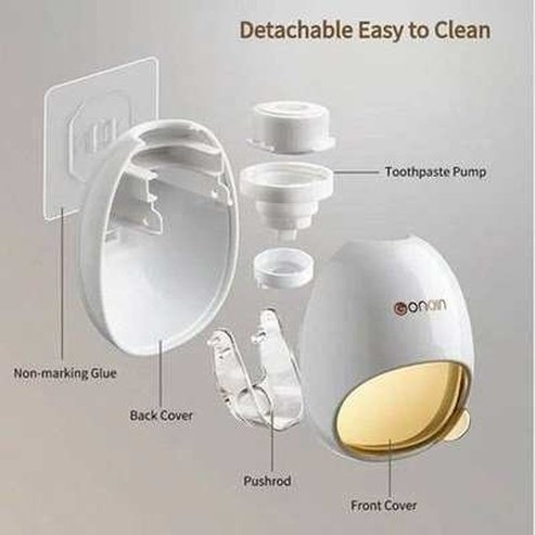 Wall Mounted Bathroom Toothpaste Dispenser Squeezer