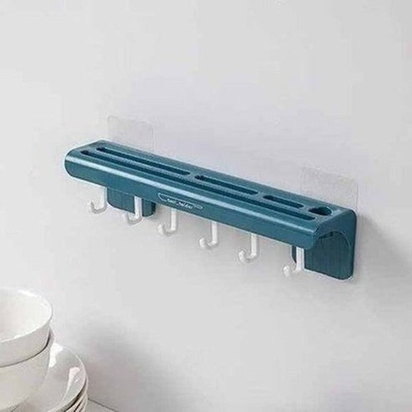 Wall-Mounted Knife Holder Multifunctional Kitchen Storage Rack