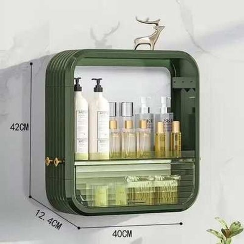 Wall-Mounted Layered Bathroom Storage Box