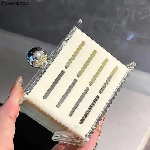 Wall-Mounted Punch-Free Toothpaste & Makeup Organizer