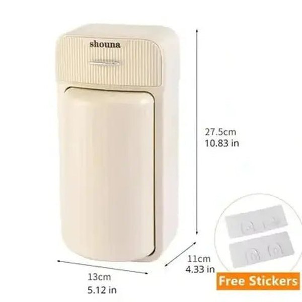 Wall-Mounted Rotating Makeup Brush Holder