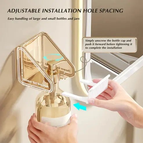 Wall-Mounted Shampoo Holder
