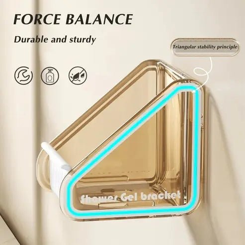 Wall-Mounted Shampoo Holder