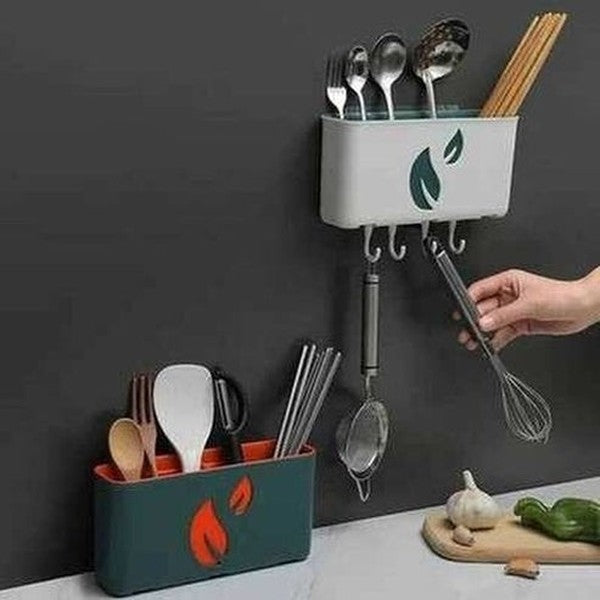 Wall Mounted Tableware Drain Drying Rack