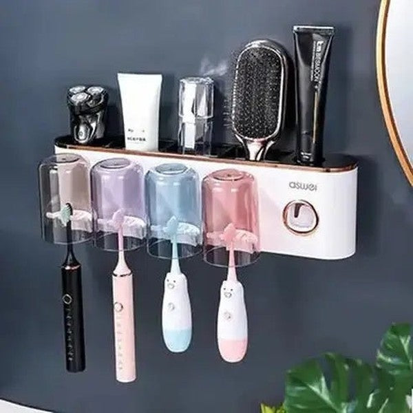 Wall-Mounted Toothbrush Holder: Maximize Space with Style