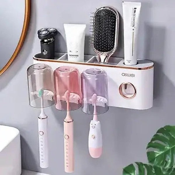 Wall-Mounted Toothbrush Holder: Maximize Space with Style