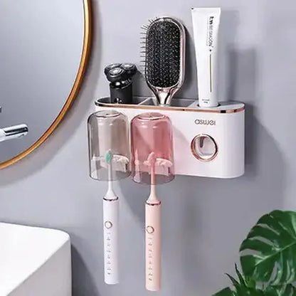 Wall-Mounted Toothbrush Holder: Maximize Space with Style