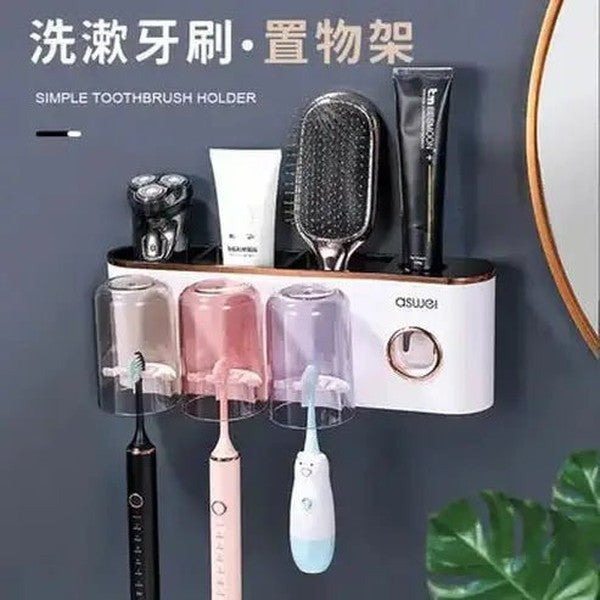 Wall-Mounted Toothbrush Holder: Maximize Space with Style