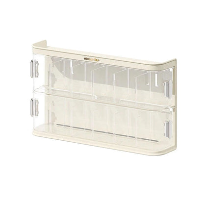 Wall-Mounted Multi-Layer Drawer Organizer Removable Clear Underwear
