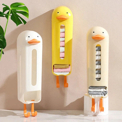 Wall-Mounted Underwear Storage Box, Closet Panties Socks Organizer, No Need to Punch