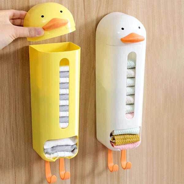 Wall-Mounted Underwear Storage Box, Closet Panties Socks Organizer, No Need to Punch