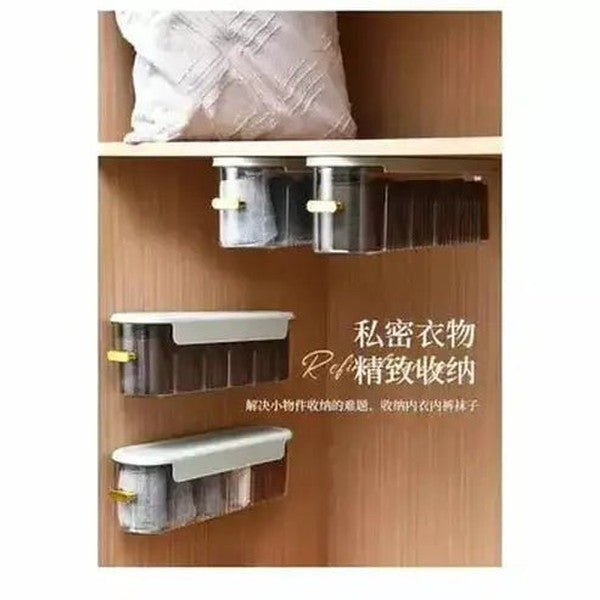 Wall-hanging Underwear Storage Box Wardrobe Cabinet Desktop Side