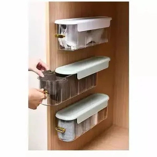 Wall-hanging Underwear Storage Box Wardrobe Cabinet Desktop Side