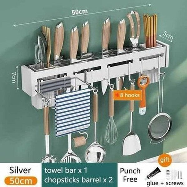 Wall-mounted Kitchen Rack Organizer for Knife