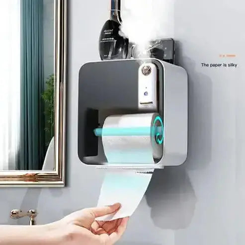 Waterproof Wall-Mounted Toilet Roll and Paper Towel Holder