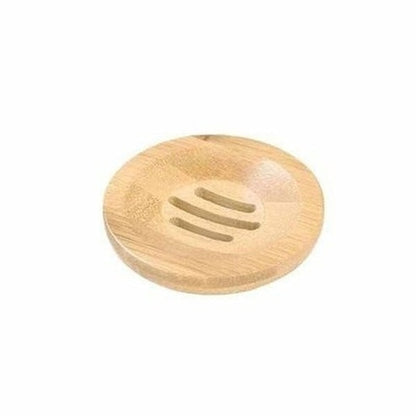 Wooden Natural Bamboo Soap Dishes Tray Holder Storage Soap Rack Plate