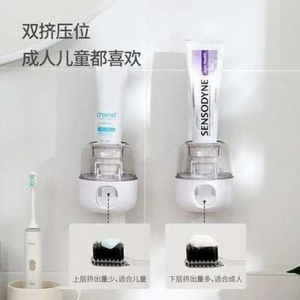 Youpin Wall Mounted Toothpaste Rack with Automatic Squeezer