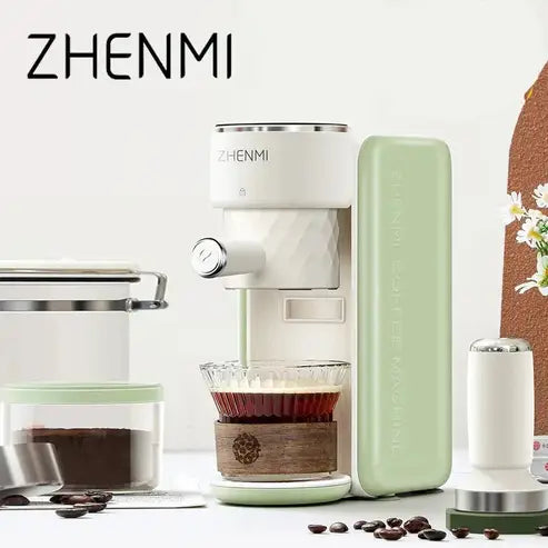 ZHENMI Italian Coffee Machine: Semi-Automatic Mini Brewe