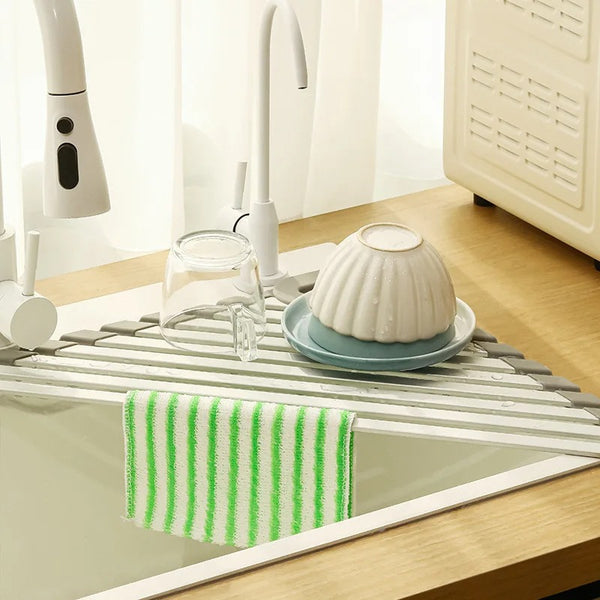 Space Saving Sink Corner Storage Rack